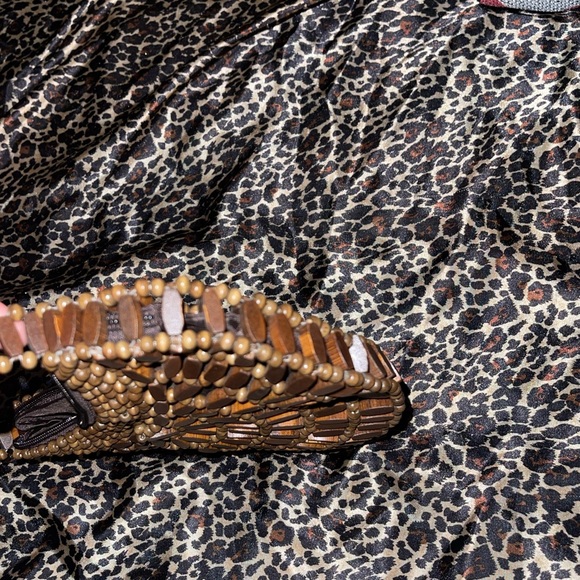 Wood Beaded Mini Bag - Picture 14 of 14